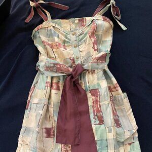 Anthropologie Maeve silk dress, size 6